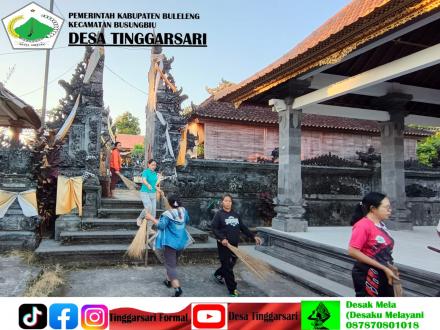 GERAKAN KULKUL POSYANDU DESA TINGGARSARI WUJUDKAN LINGKUNGAN BERSIH DAN SEHAT
